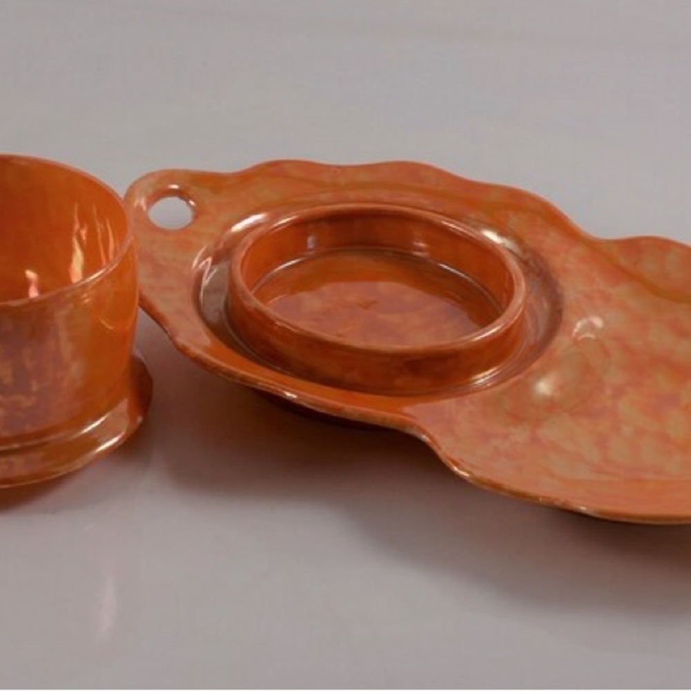 Lusterware made in japan set of 3 cups & 3 saucers